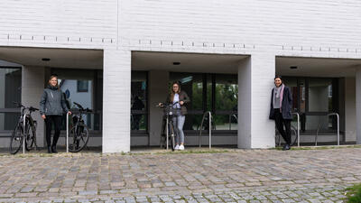 Weitere Fahrradbügel in Bad Segebergs Innenstadt und am Rathaus