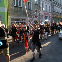Bild vergrößern: Deutsche Mannschaft bei der Parade in Zlocieniec/Polen 2015